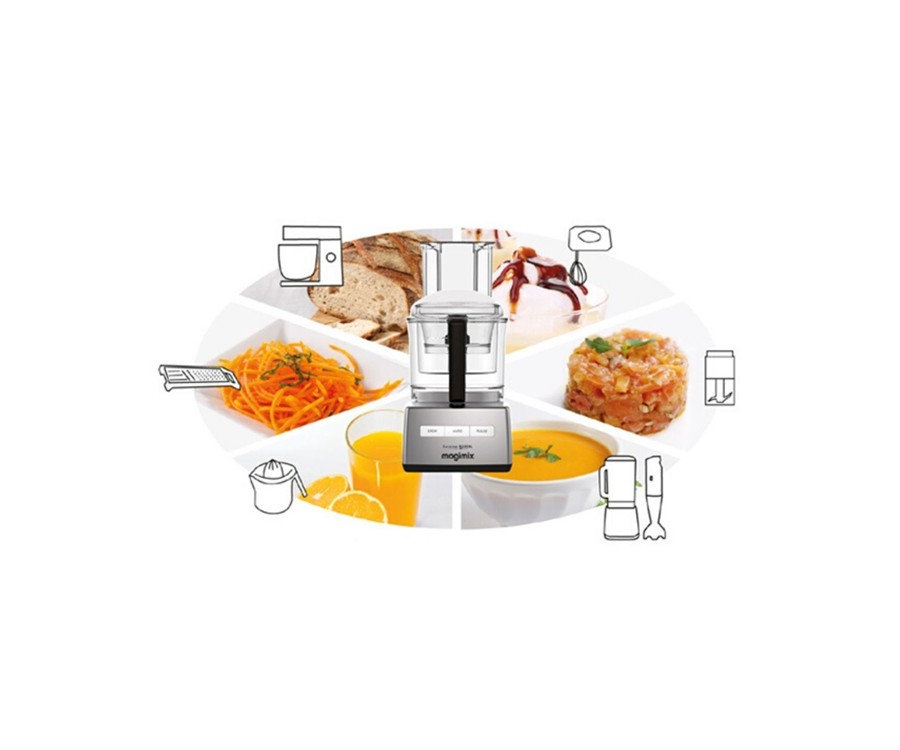 Magimix 4200 XL Chrome Mat multipraktik 950 W – za prve baby obroke i pripremu zdrave hrane za djecu – prikaz 5