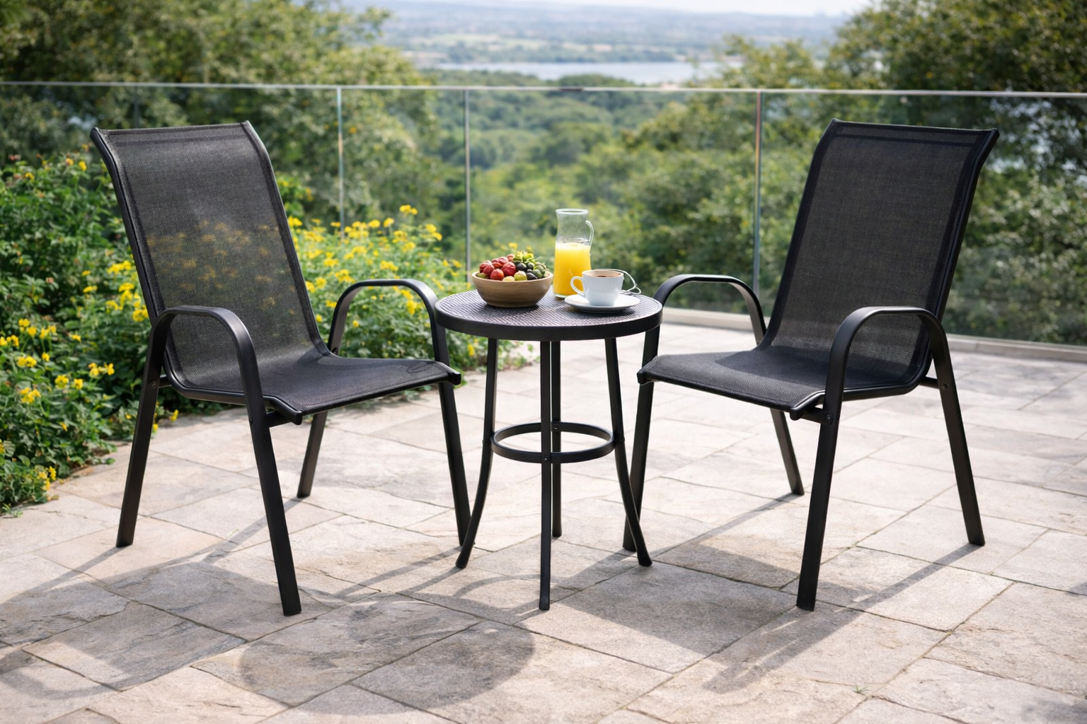 Fieldmann FDZN 5010 crna vrtna stolica lifestyle