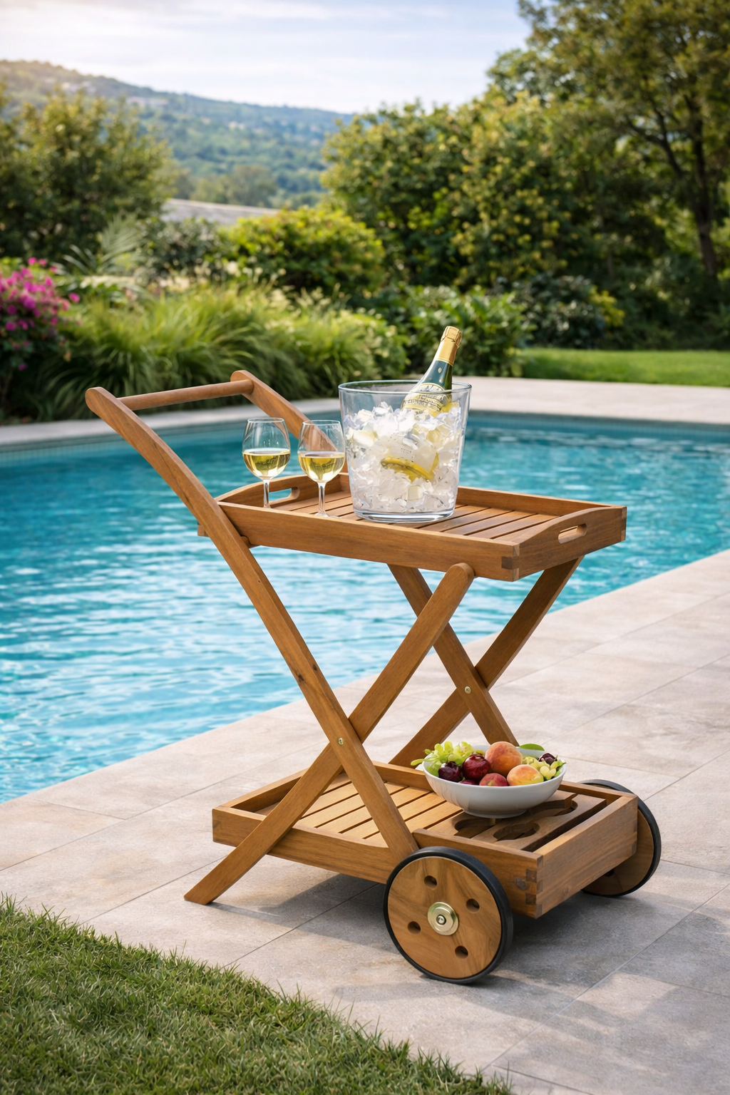 Fieldmann drvena kolica za serviranje lifestyle