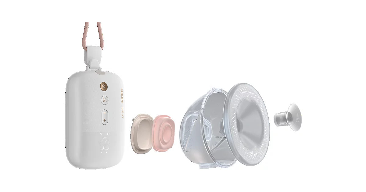 Philips Avent prsna izdajalica elektronska hands-free dvostruka SCF532/11 – prikaz 5