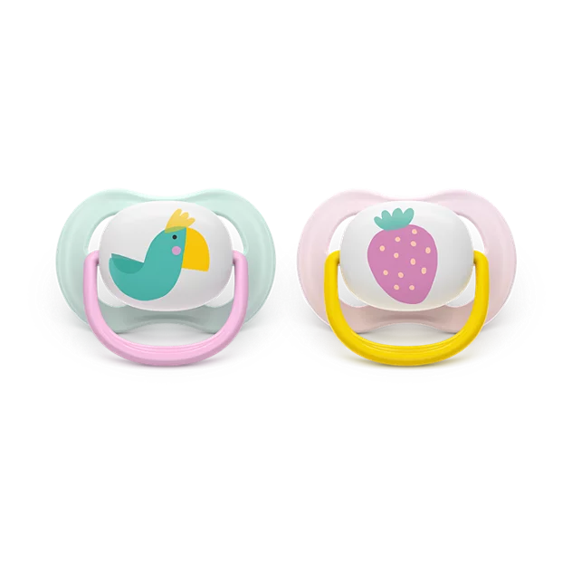 Philips Avent duda varalica Ultra Air girl collection 0-6m / 2 komada / SCF080/24 – prikaz 2