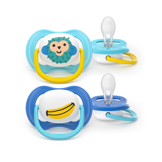 Philips Avent duda varalica Ultra Air boy collection 6-18m / 2 komada / SCF080/26