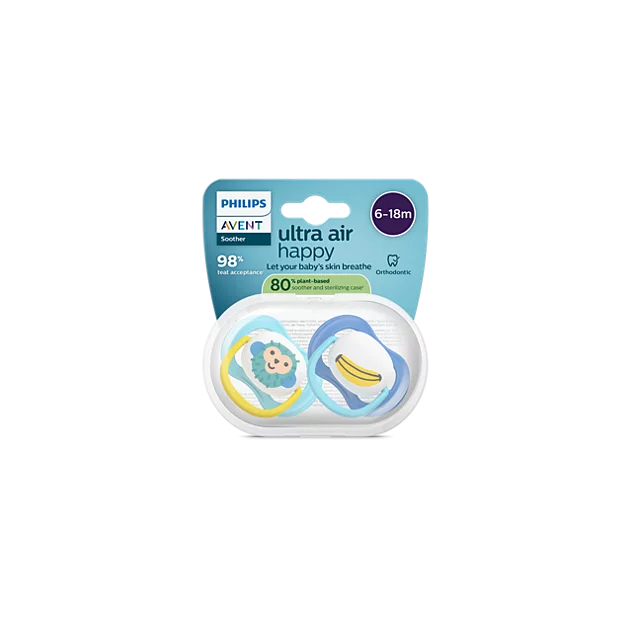 Philips Avent duda varalica Ultra Air boy collection 6-18m / 2 komada / SCF080/26 – prikaz 4