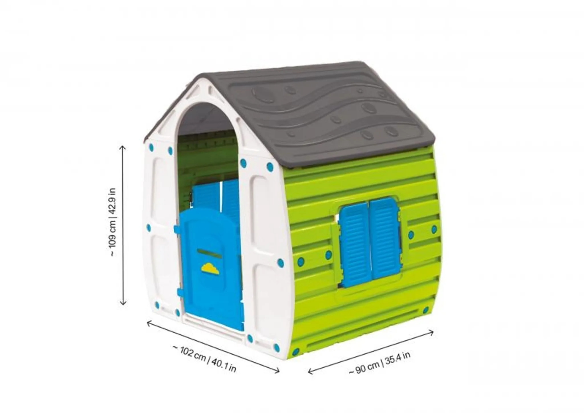 Paradiso Toys dječija kućica za igru 102 × 90 × 109 cm – prikaz 2