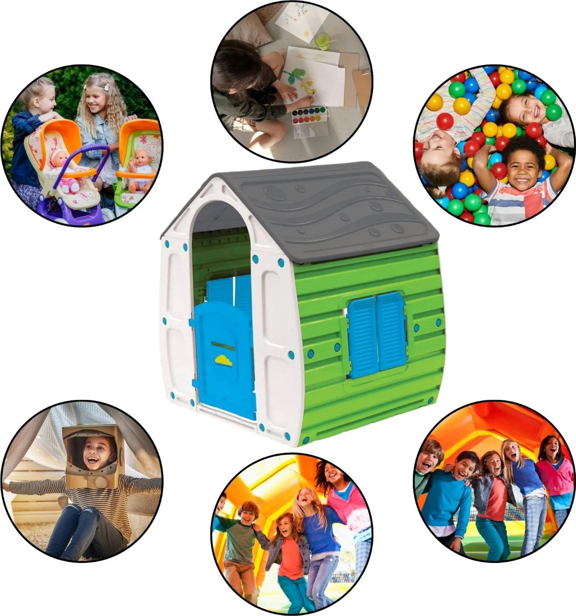 Paradiso Toys dječija kućica za igru 102 × 90 × 109 cm – prikaz 4