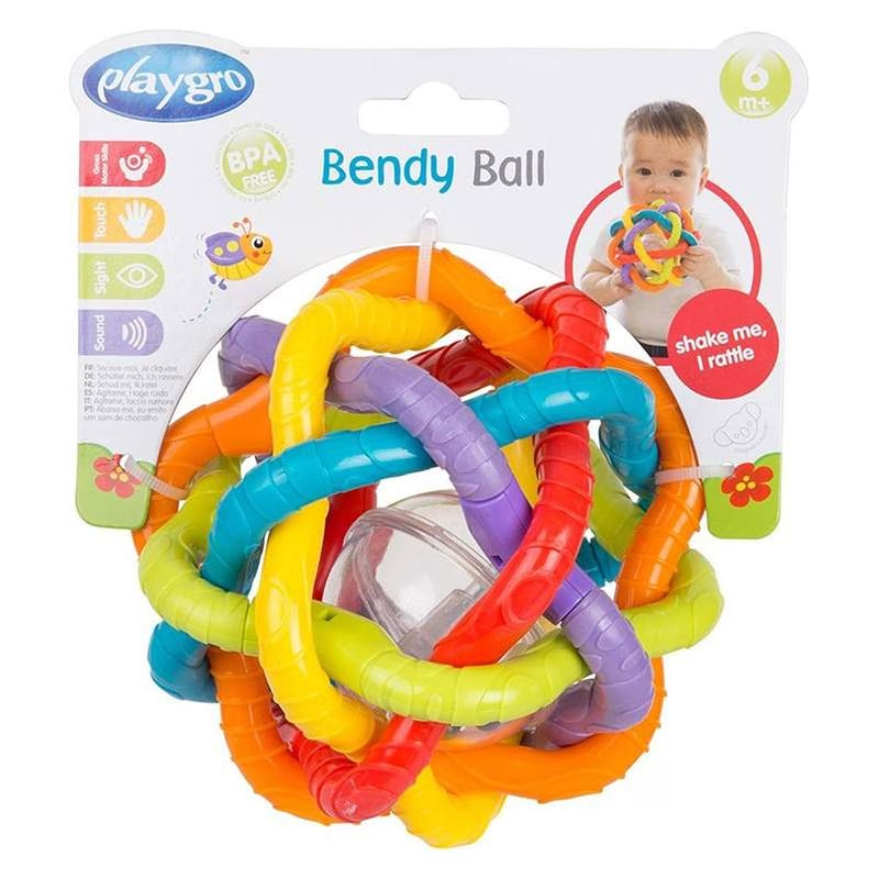 Playgro zvečka sa lopticom Bendy Ball 6m+ – prikaz 2