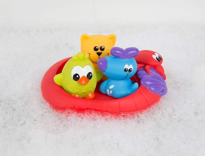 Playgro igračka za kupanje Plutajući prijatelji 6m+ – prikaz 2