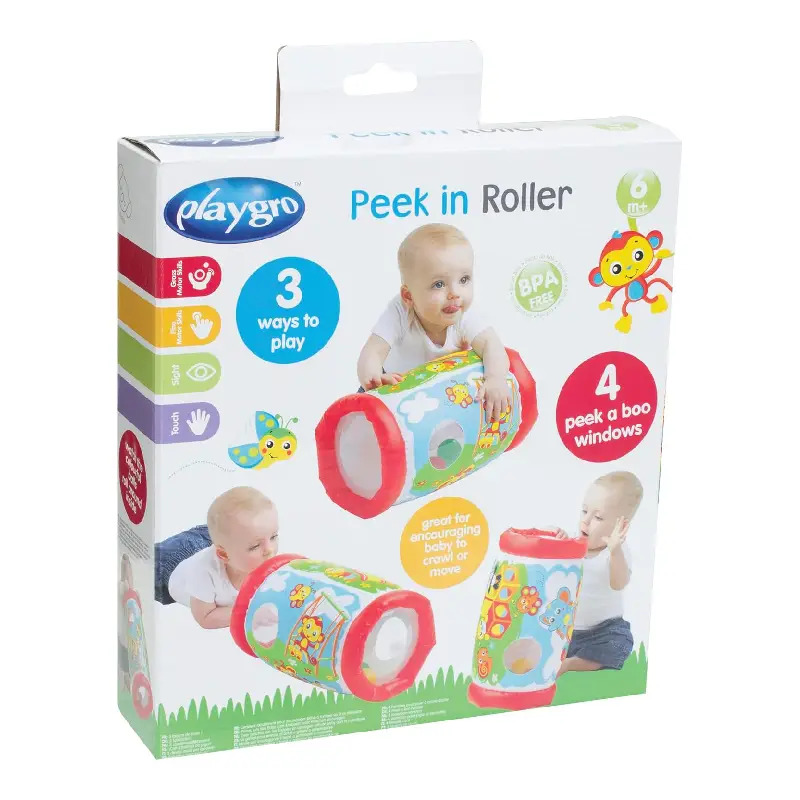 Playgro Peek And Play valjak za puzanje 6m+ – prikaz 3