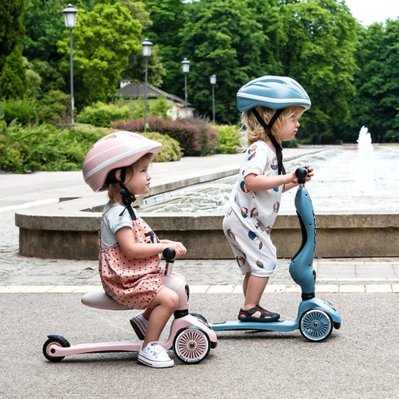 Scoot & Ride Highwaykick 1 dječiji romobil 2u1, Rose – prikaz 3
