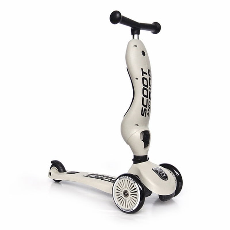 Scoot & Ride Highwaykick 1 dječiji romobil 2u1, Ash – prikaz 2
