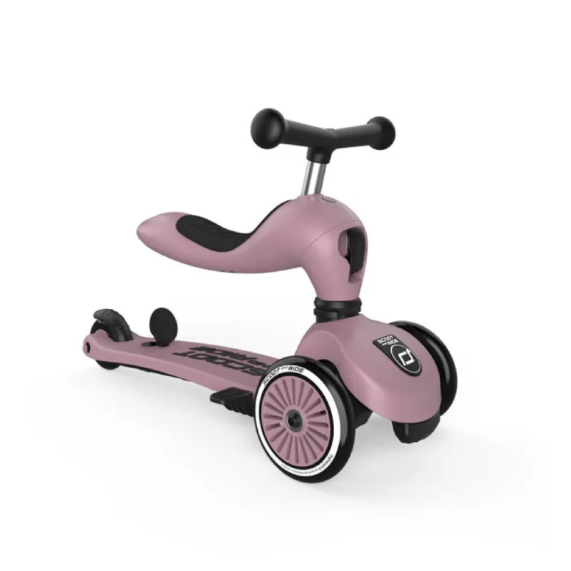 Scoot & Ride Highwaykick 1 Push and Go dječiji romobil 2u1, Wildberry – prikaz 5