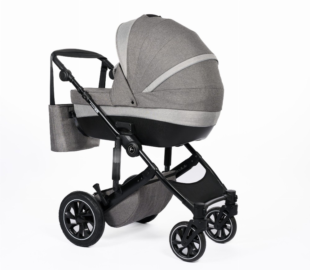 FreeON Trio Comfort modularna dječija kolica 3 u 1, siva – prikaz 2