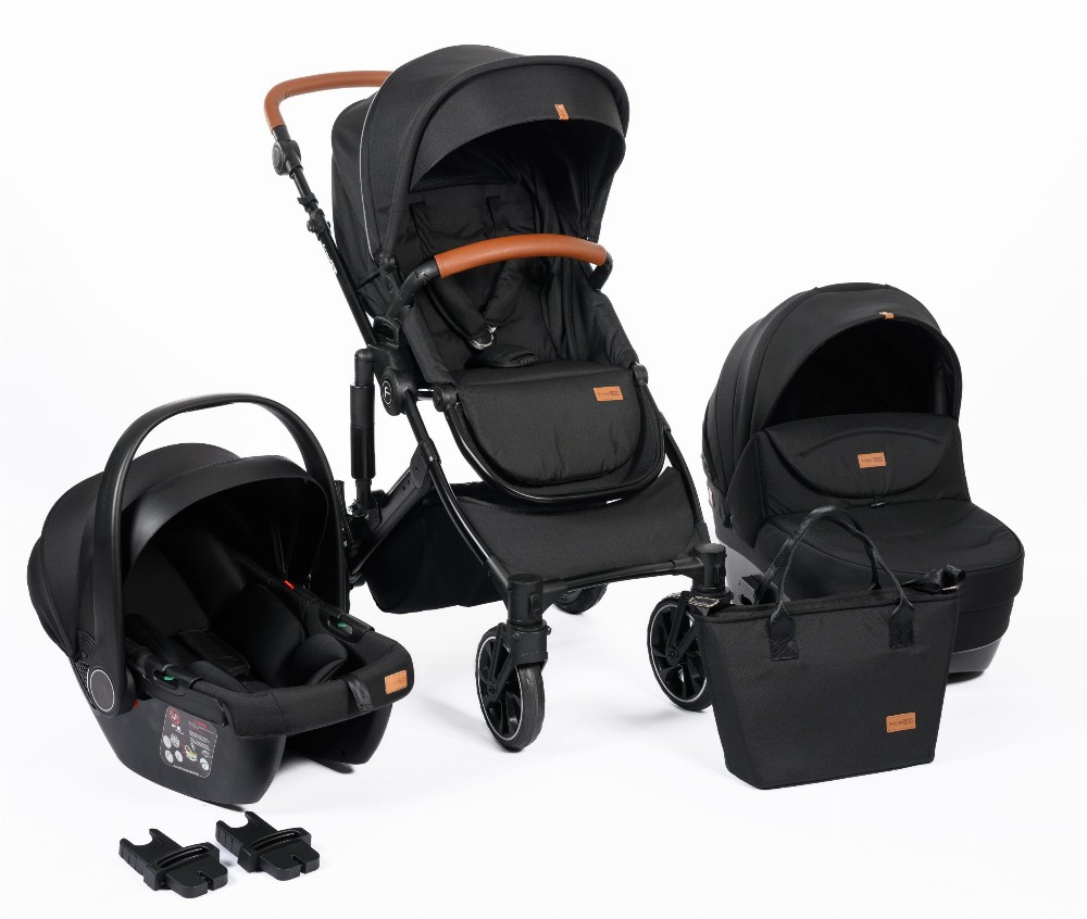 FreeON Trio Comfort modularna dječija kolica 3 u 1, crna