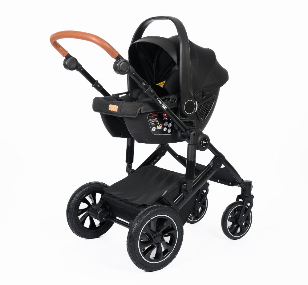 FreeON Trio Comfort modularna dječija kolica 3 u 1, crna – prikaz 5