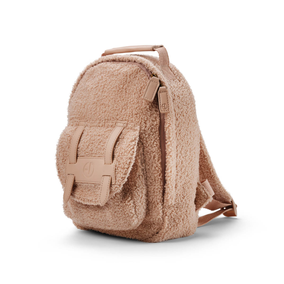 Elodie Mini ruksak – Pink Bouclé