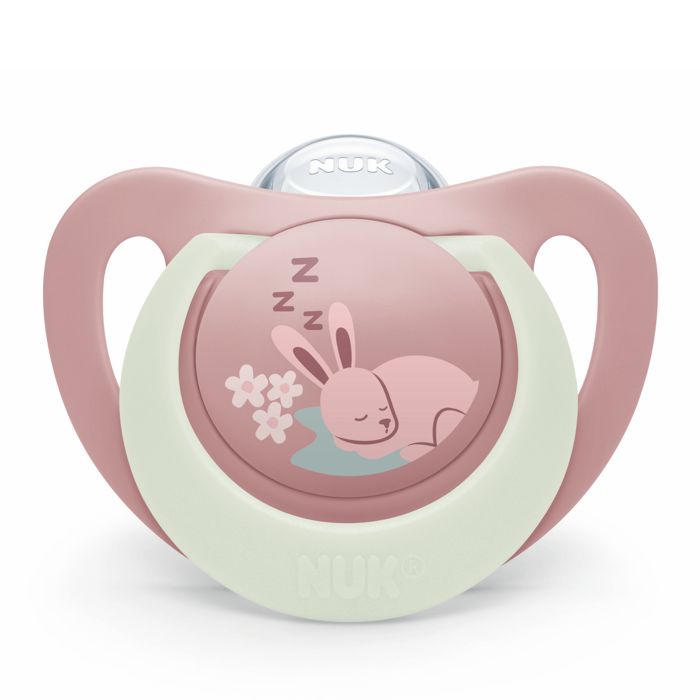 NUK First Choice Night duda 6-18m, roza