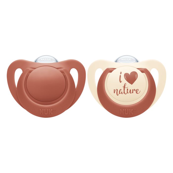 NUK For Nature duda 18-36m, 2 kom, crvena