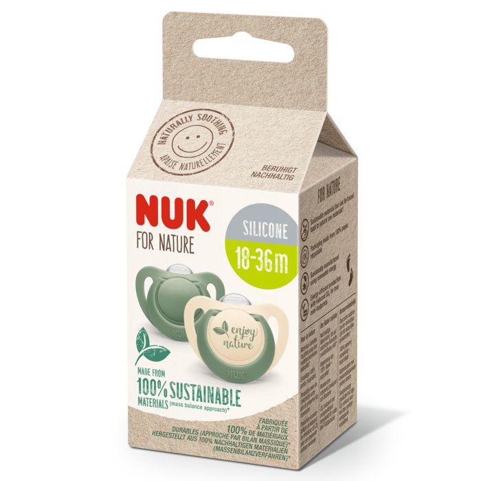 NUK For Nature duda 18-36m, 2 kom, zelena – detalj 2