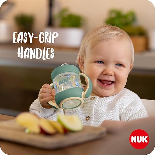 NUK For Nature bočica za samostalno pijenje sa indikatorom temperature 150 ml 6m+, bež – detalj 3