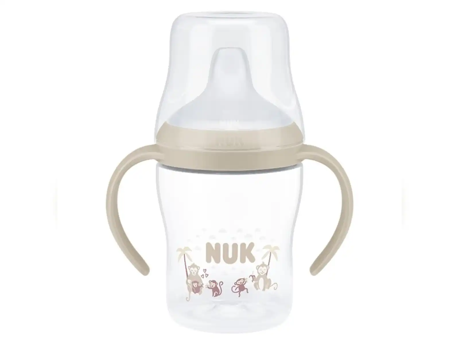 NUK Perfect Match bočica za samostalno pijenje 150 ml 6-18m, bež – detalj 2