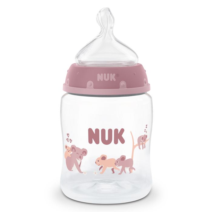 NUK First Choice bočica sa indikatorom temperature 150 ml, roza – detalj 2