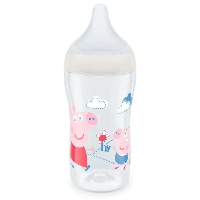 NUK Perfect Match bočica 260 ml 3m+, Peppa Pig