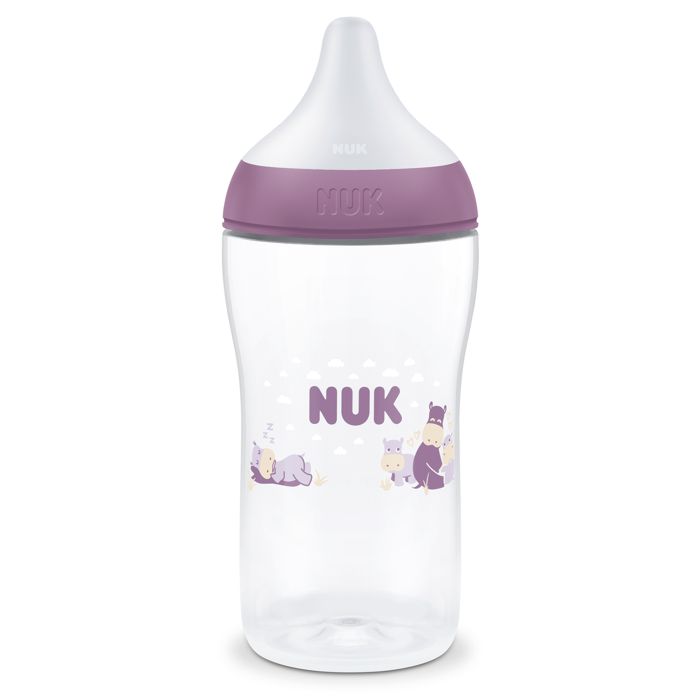 NUK Perfect Match bočica 260 ml 3m+, lila – detalj 2