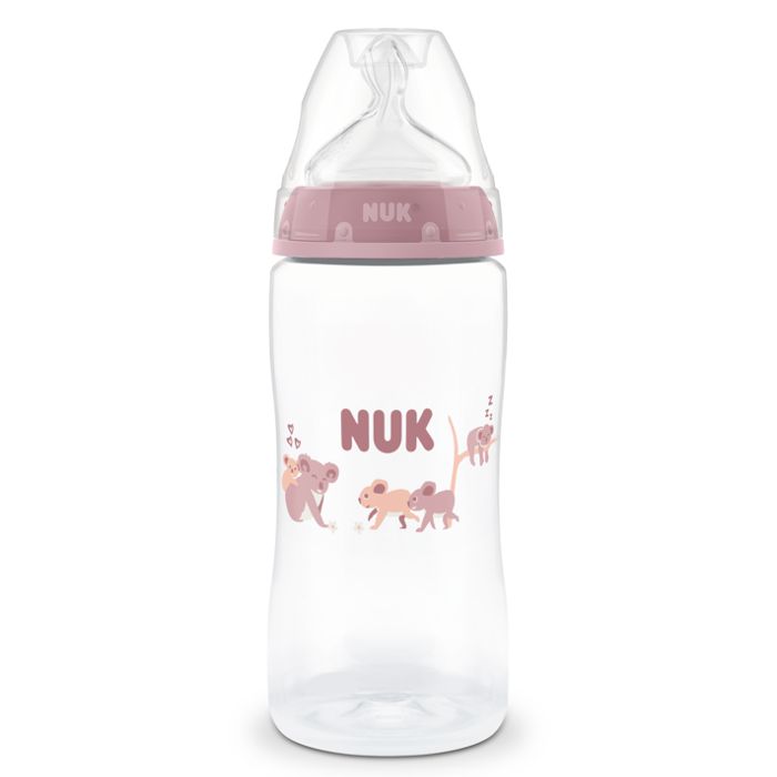 NUK First Choice bočica sa indikatorom temperature 300 ml, roza