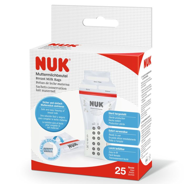 NUK vrećice za pohranu mlijeka, 25 kom – detalj 2