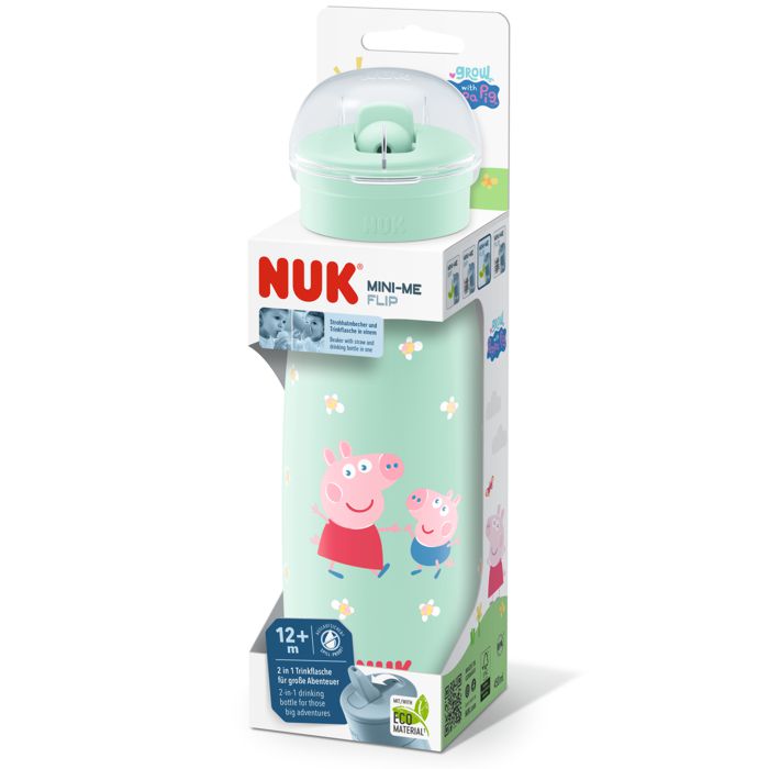 NUK Mini-Me Flip boca za piće 450 ml 12m+, Peppa Pig – detalj 2