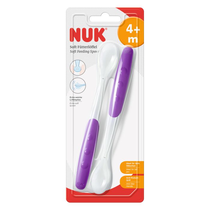 NUK mekana žlica 2 kom 4m+, zelena – detalj 2