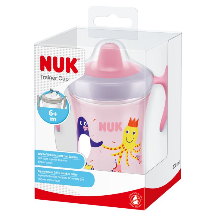NUK Evolution Trainer Cup 6m+, roza – detalj 2