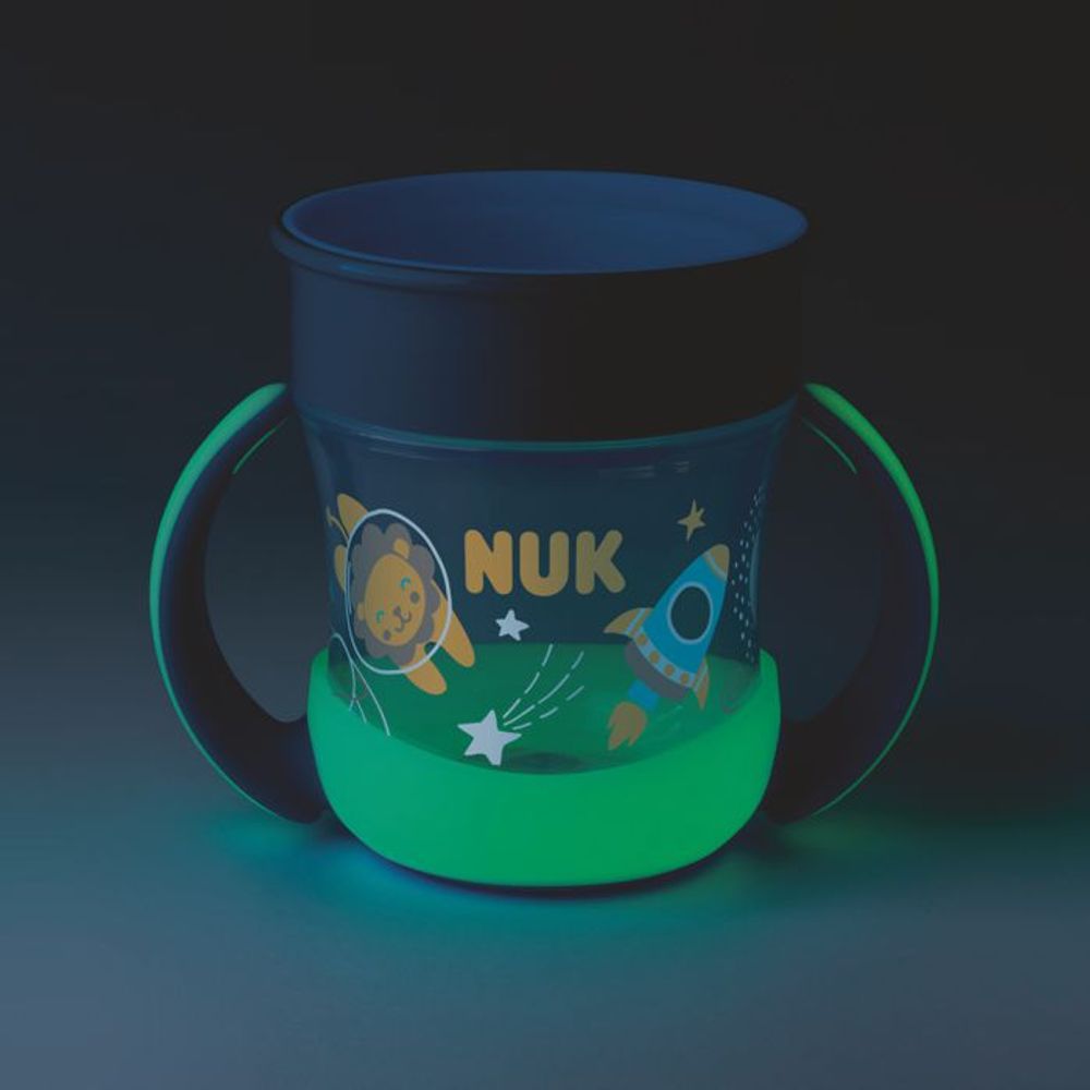 NUK Mini Magic Cup Night 160 ml 6m+, plava – detalj 4