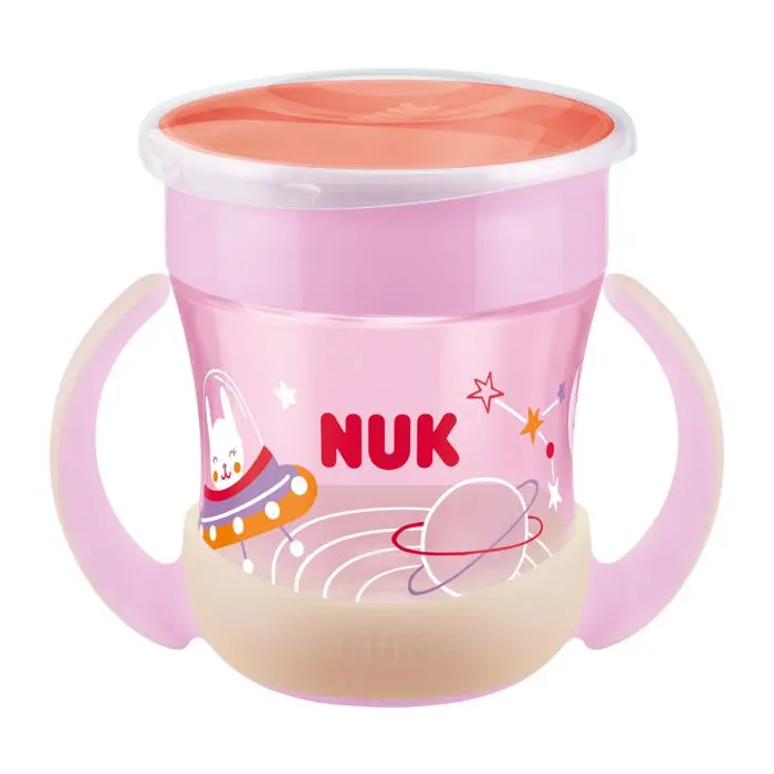 NUK Mini Magic Cup Night 160 ml 6m+, roza