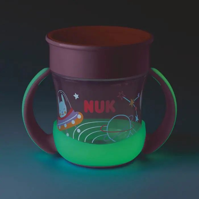 NUK Mini Magic Cup Night 160 ml 6m+, roza – detalj 4