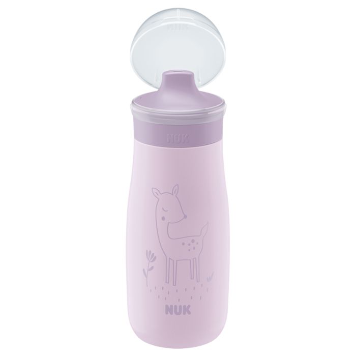 NUK Mini-Me Sip boca od nehrđajućeg čelika 300 ml 9m+, lila