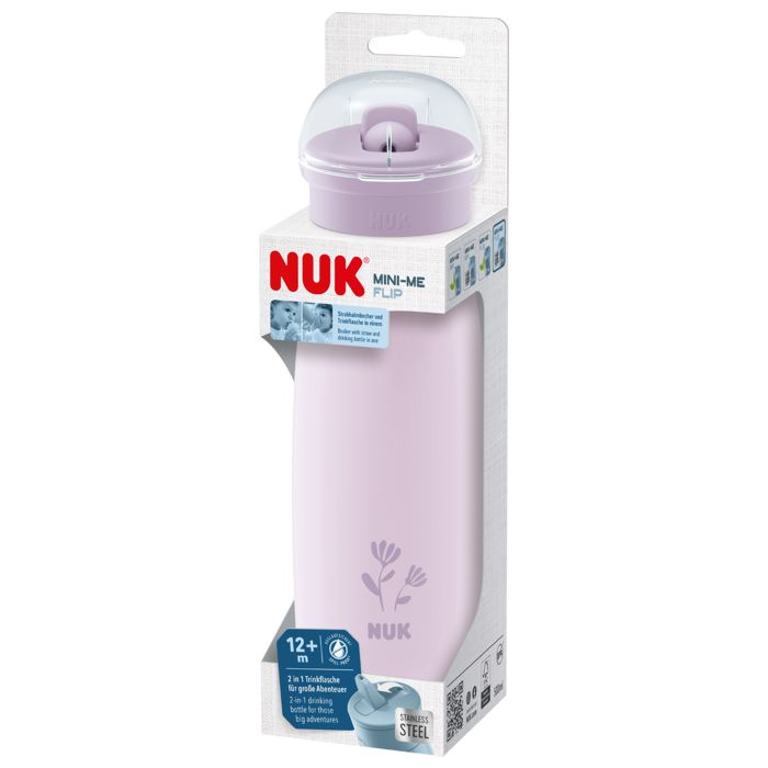NUK Mini-Me Flip boca od nehrđajućeg čelika 500 ml 12m+, lila – detalj 4