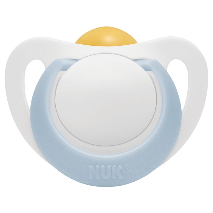 NUK Star Latex duda, plava, 0-6 mj