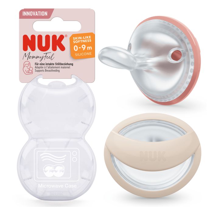 NUK Mommy Feel duda 0-9 mj, 2 kom, breskva – detalj 3