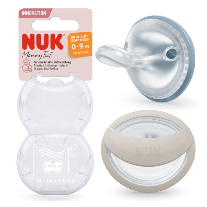 NUK Mommy Feel duda 0-9 mj, 2 kom, plava – detalj 3