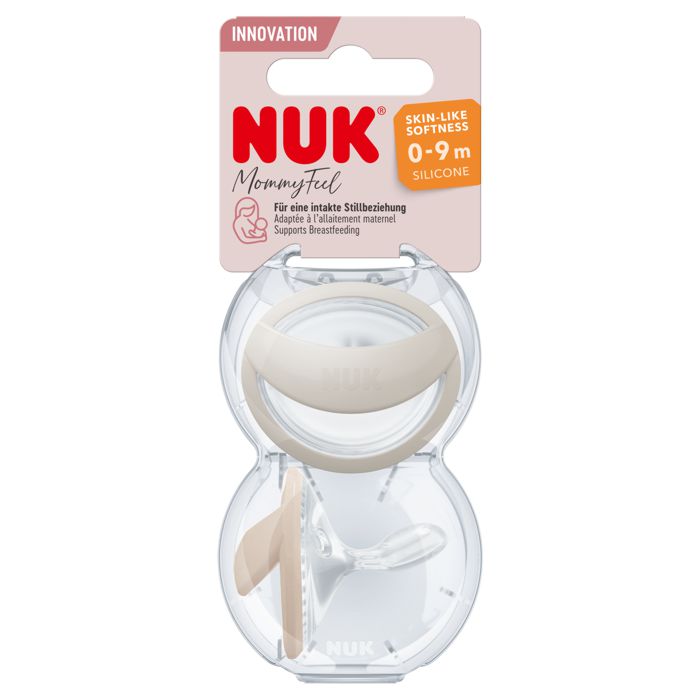 NUK Mommy Feel duda 0-9 mj, 2 kom, bijelo/siva – detalj 2