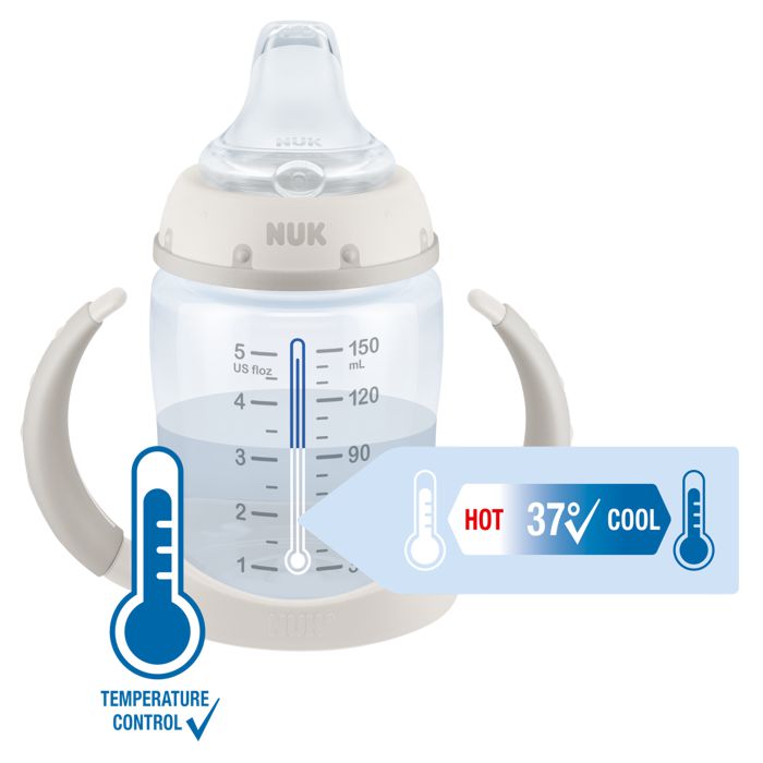 NUK boca za učenje pijenja Lion King sa indikatorom temperature 150 ml – detalj 2