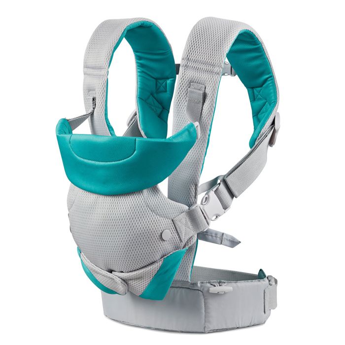 Infantino Flip 4 u 1 Airy siva nosiljka za bebe, 3,5-14,5 kg – detalj 2