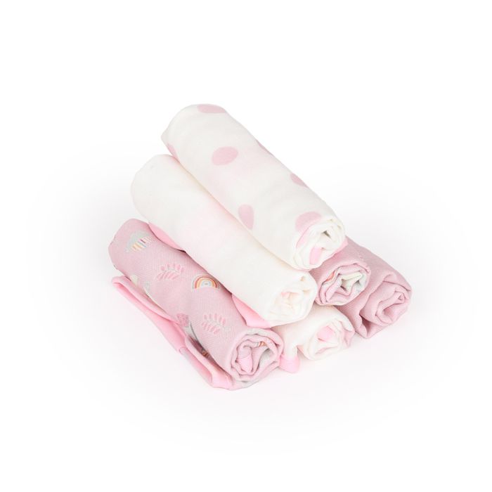 Jungle baby set za prvi otisak bebe, slonić rozi - poklon set za bebe – detalj 2