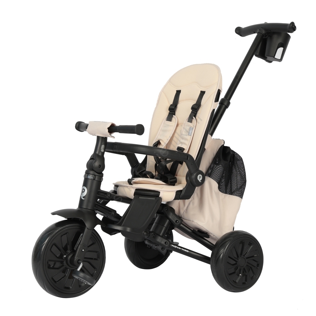QPlay tricikl Nova MAX, Bež / 3250S70344 detalji