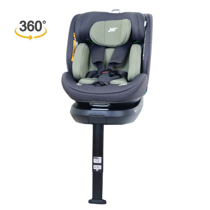 Jungle autosjedalica Jet 360° ISOFIX i-Size 0–12 god (40–150 cm) zelena