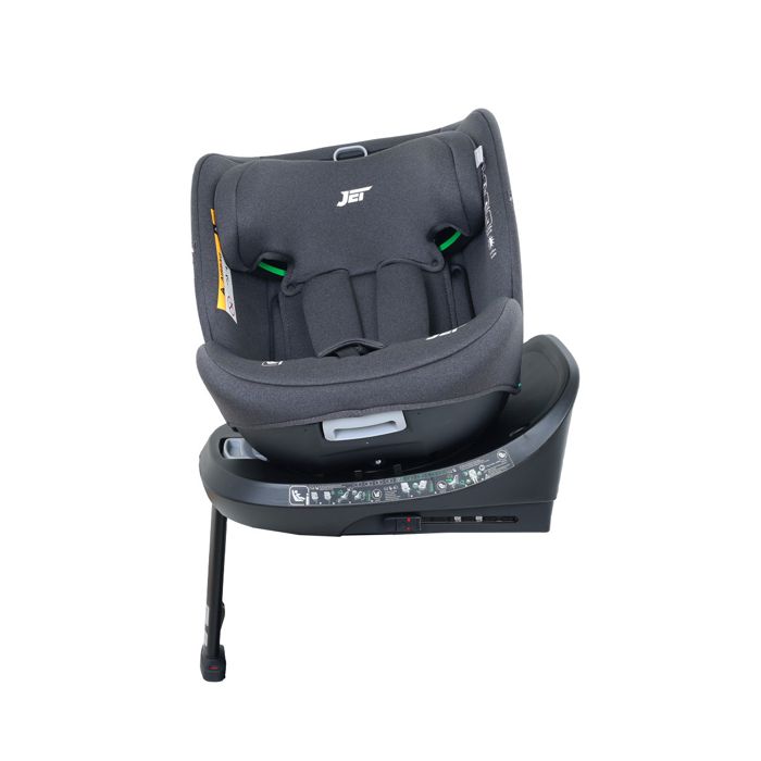 Jungle autosjedalica Jet 360° ISOFIX i-Size 0–12 god (40–150 cm) siva – detalj 4