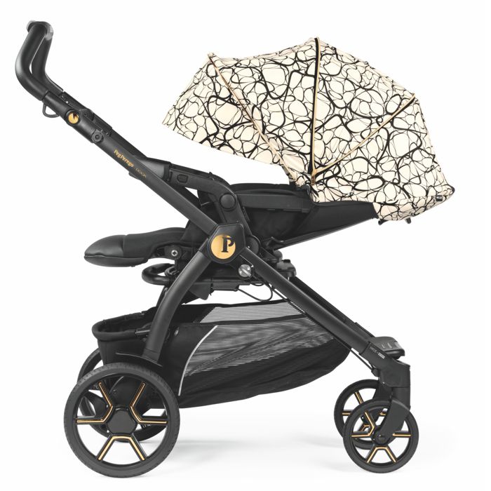 Peg Perego dječija kolica 3 u 1 Book Lounge modularni sistem City siva – detalj 2