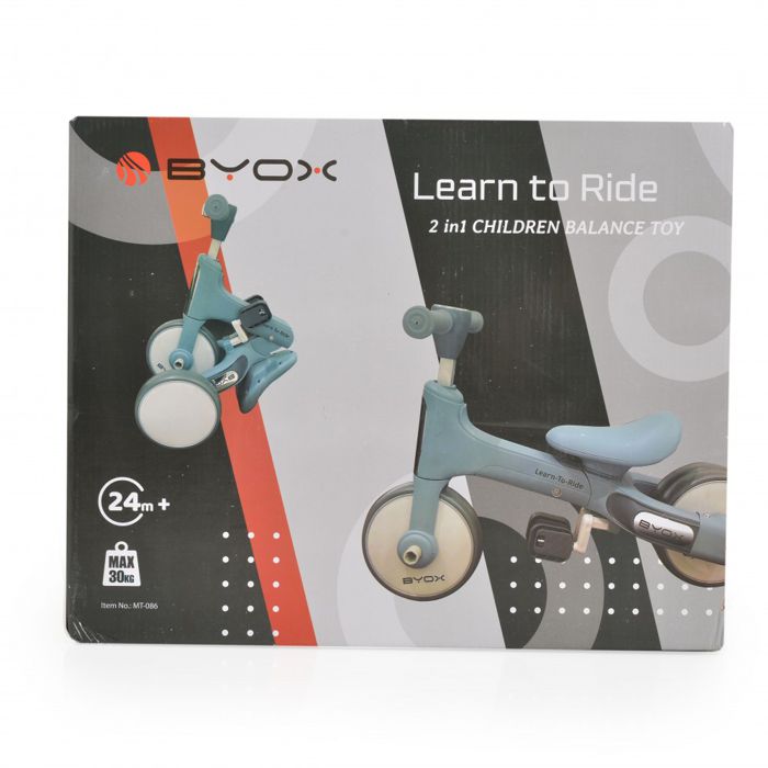 Byox mini balans bicikl Learn to Ride, plavi – detalj 3