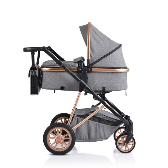 Moni dječija kolica 2 u 1 Midas, grey – detalj 3